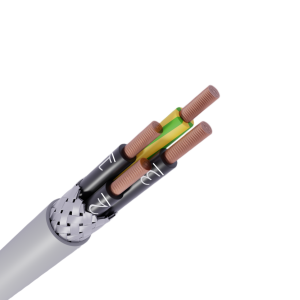 CY Braided Shield Control Cable|PVC&PUR Insulated, Tin-Coated Copper for EMI Protection Multi-Core Flexible